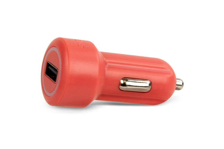 CHARGERS USB CAR CHARGER CORAL image 0