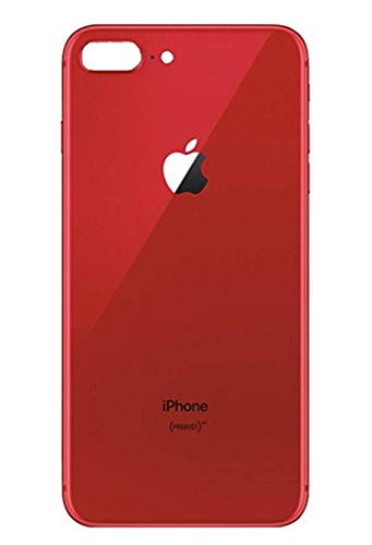 iPhone 8 Plus Back Glass Cover Back Battery Door w/Pre-Installed Adhesive,Best Version Apple iPhone 8 Plus All Models OEM (Red) image 0