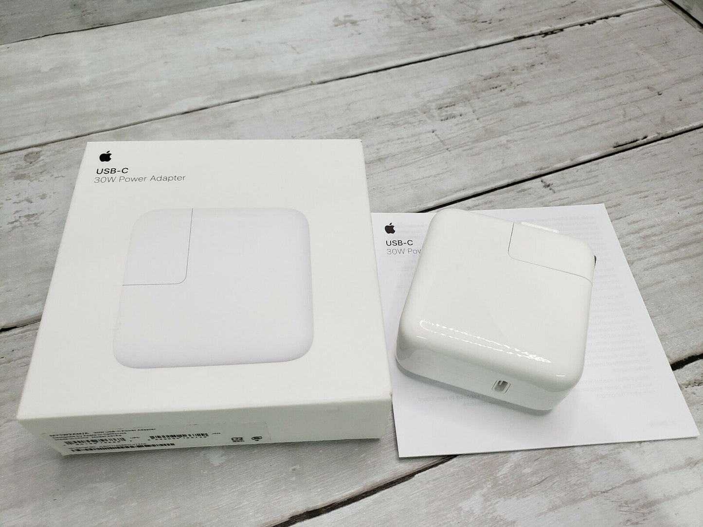 Genuine Apple USB-C Power Adapter 30 Watt model MY1W2AM/A image 0