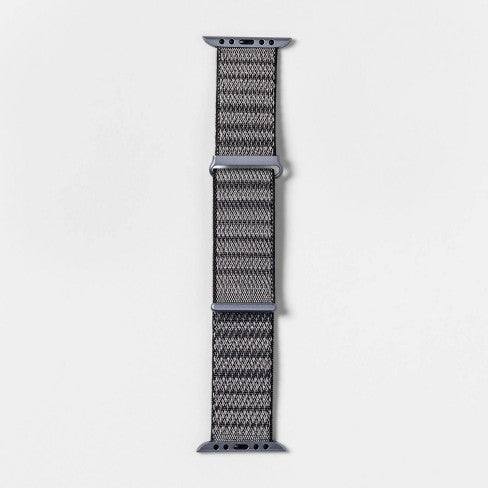 Nylon Apple Watch Band 42/44mm Determined Blue/Captivating Cream - All in Motion image 0
