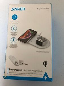 Anker PowerWave+ Qi Wireless Pad (with Apple Watch Holder) - Black image 0