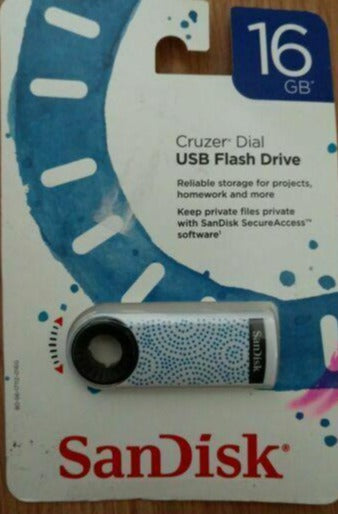 ScanDisk Cruzer Dial 16GB USB Flash Drive image 0