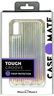 Case-Mate Tough Groove Apple iPhone X / XS Iridescent Grooves image 0