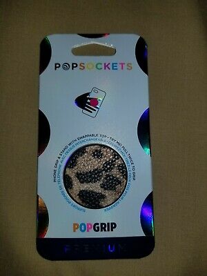 PopSockets PopGrip Cell Phone Grip & Stand - Vegan Leather Leopard image 0
