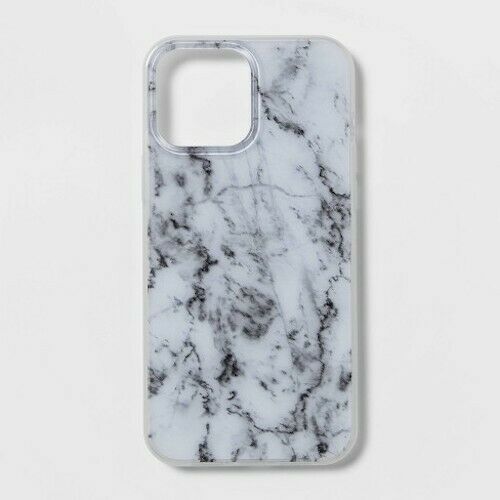 heyday Apple iPhone 12/iPhone 12 Pro Antimicrobial Case (White Marble) image 0