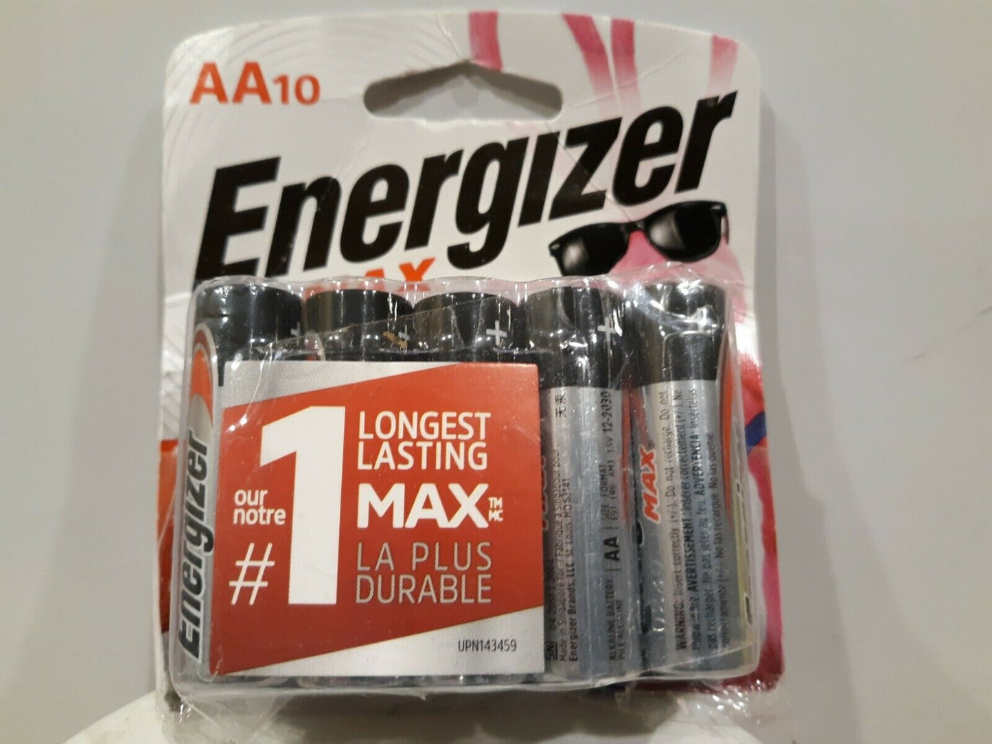 Energizer Max AA Batteries, 1.5 volt Alkaline, Pack of 10 image 0
