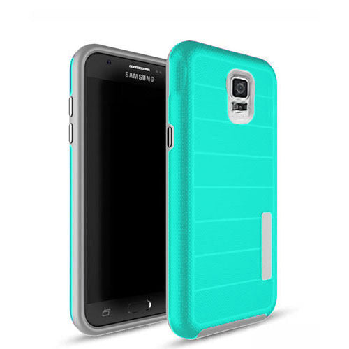 Galaxy S5 Innovative Hybrid Design Dual Pro Case-Teal image 0