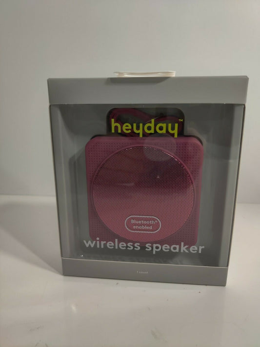 Heyday Portable Wireless Speaker W Loop 33ft. Range - Berry - NIB image 0