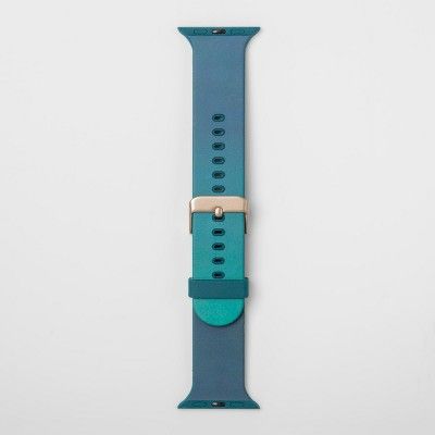 Heyday Apple Watch 38mm Silicone Band - Teal Ombre image 0