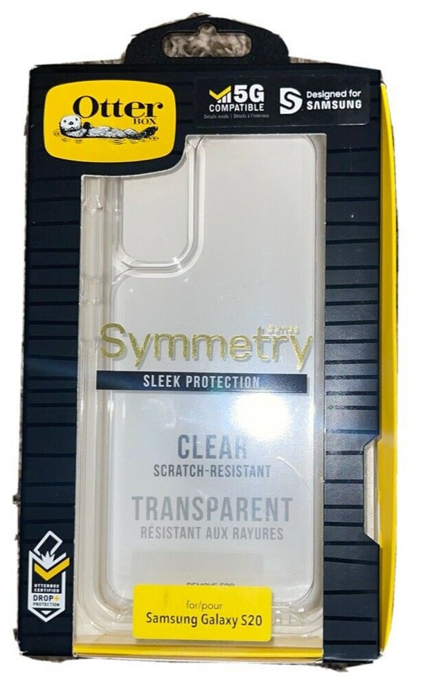 Otter Box Symmetry Series Cellphone Cover Samsung Galaxy S20 Clear Case image 0