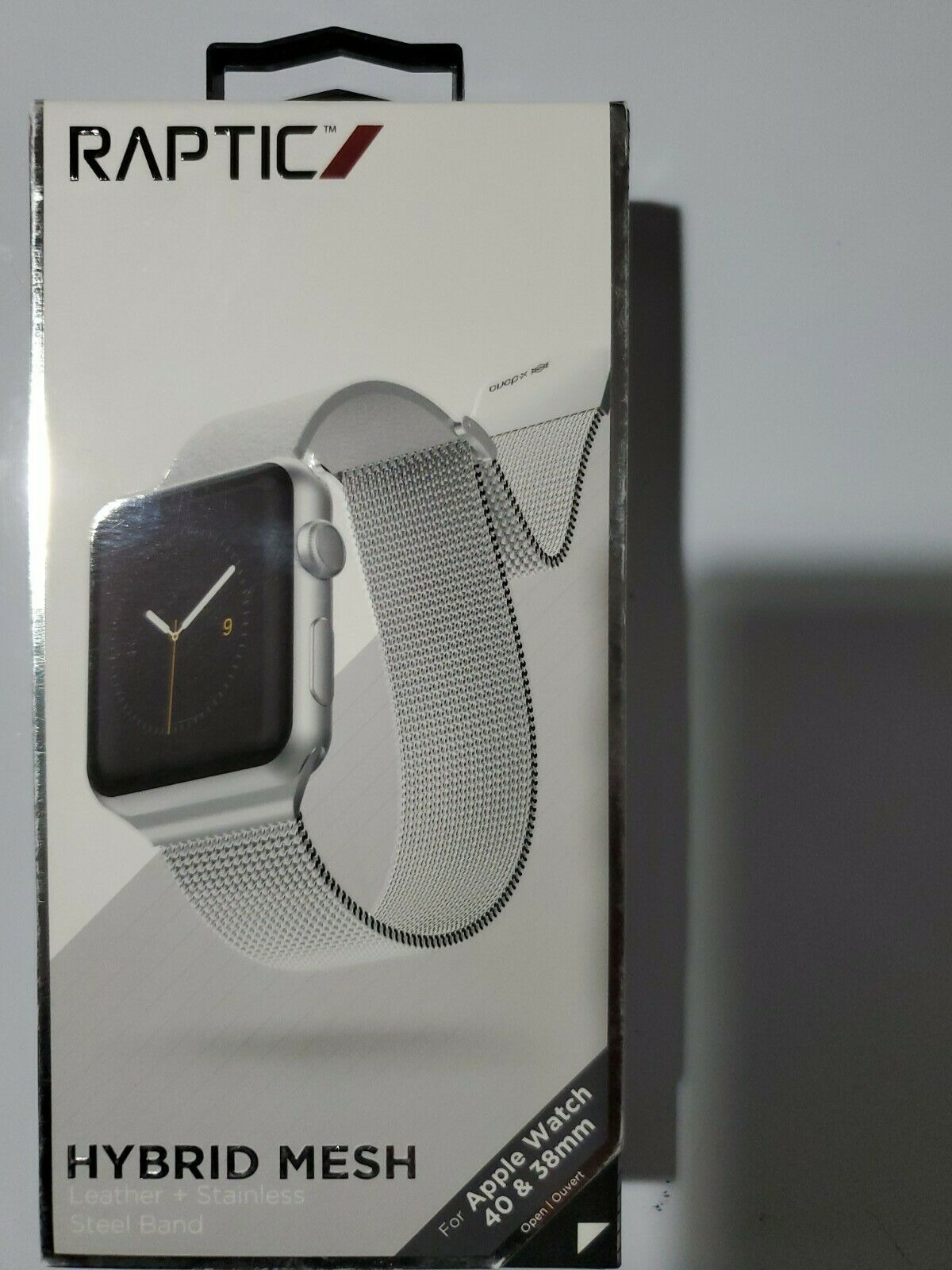X-Doria Hybrid Mesh for Apple Watch - Silver/White 38-40mm image 0