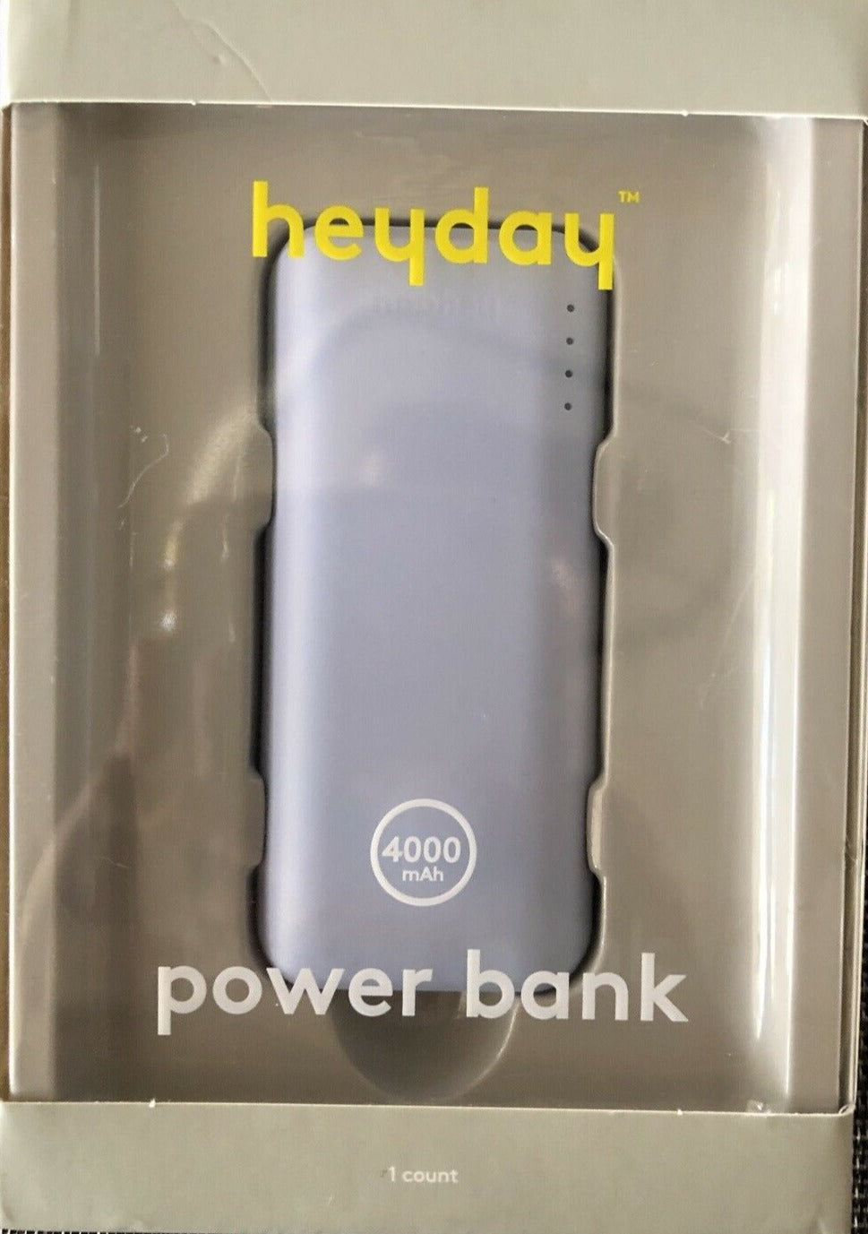 Heyday 4000 mAh Power Bank - DC 5V / 2.1A Output-Power Bank light blue image 0