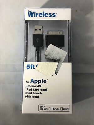 Just Wireless 5' Apple 30-Pin Cable - Black image 0