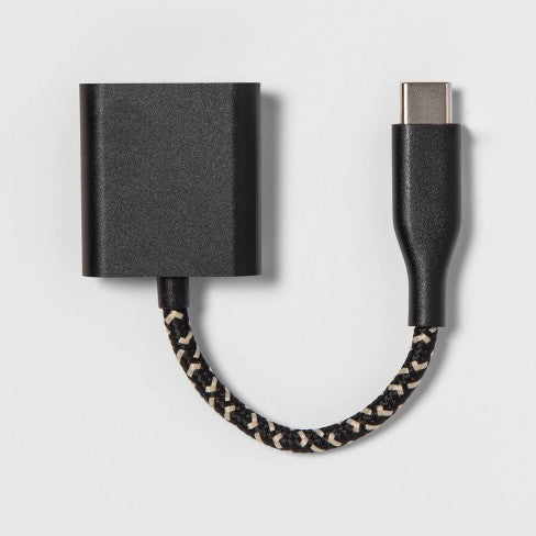 Heyday 3.5mm Dongle USB-C - Black/Gold image 0