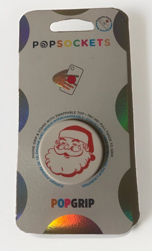 PopSockets PopGrip Cell Phone Grip & Stand - Santa image 0