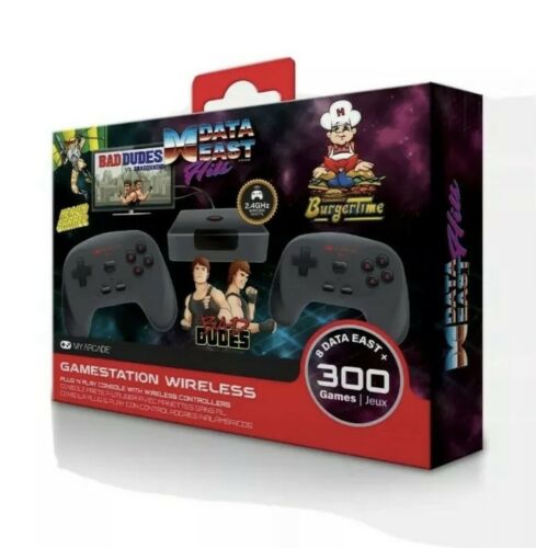 MY ARCADE GameStation Wireless Plug & Play Console 300+ Games w/ Data East Hits image 0