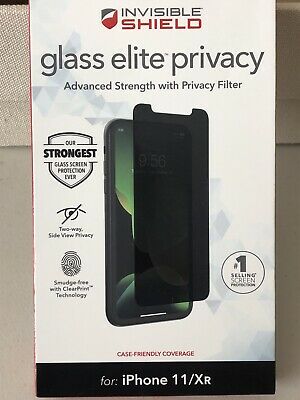 ZAGG Apple iPhone 11/XR InvisibleShield Glass Elite Privacy Screen Protector image 0