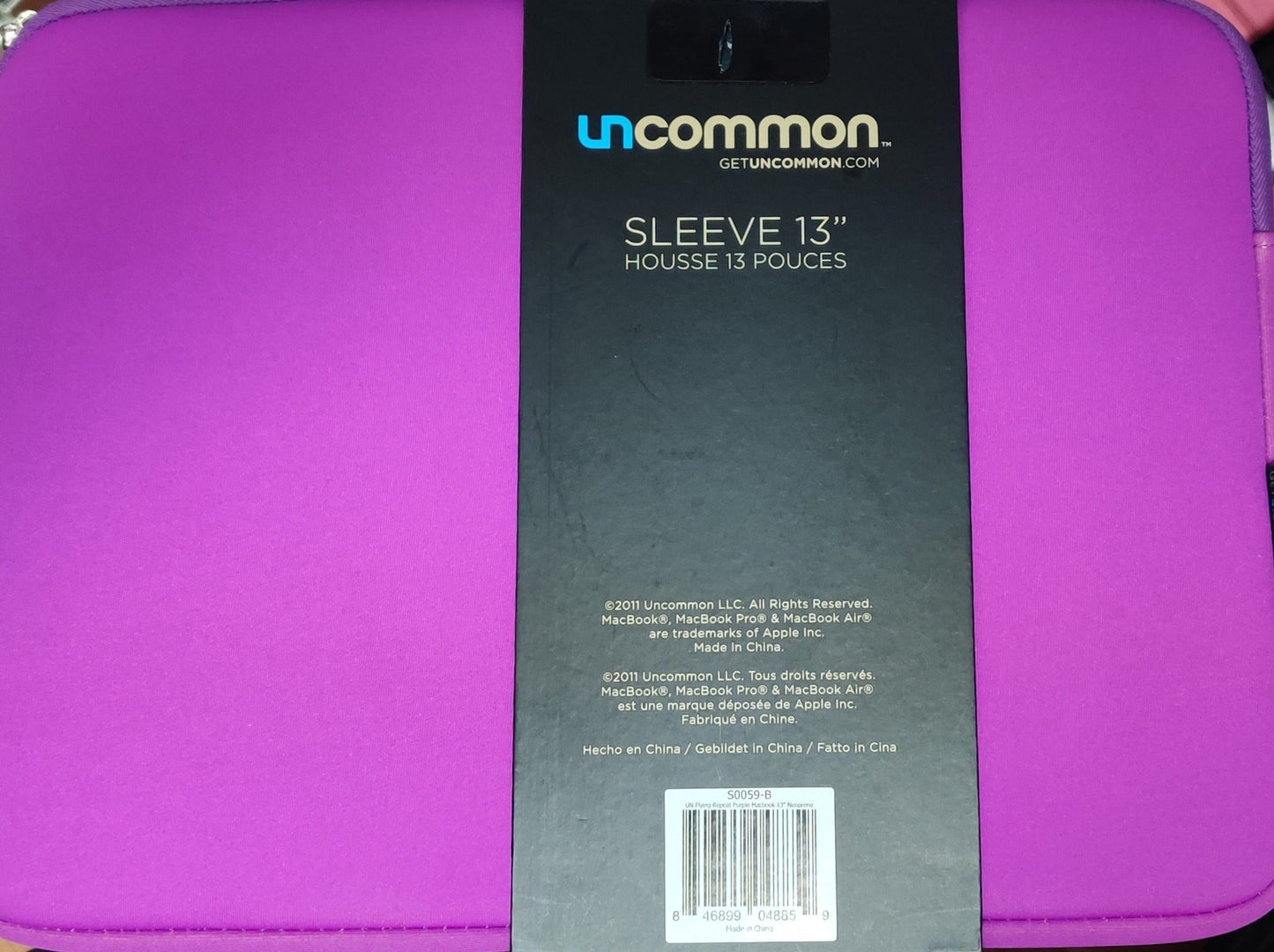 Uncommon Sleeve 13" for MacBook, MacBook Pro MacBook Air Purple Sleeve Case image 0