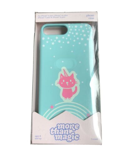 Apple iPhone 8/7 Plus/6s Plus Plus/6 Plus Carcasa-más que Magic-Verde Azulado/Rosa Kit image 0