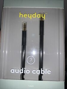 Heyday 3' Audio Aux Cable - Black image 0