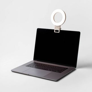 heyday Clip-On Conference Ring Light - Stone White image 0