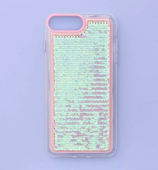 More Than Magic Pink Flip Sequin Phone Case for iPhone 6,6s , 7, 8 image 0