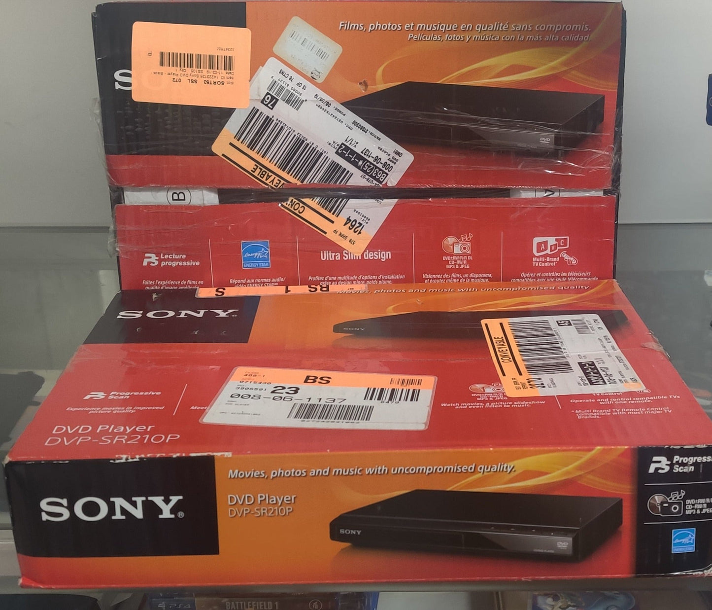 Sony DVP-SR210P Player with Remote Control 2 Packs image 0