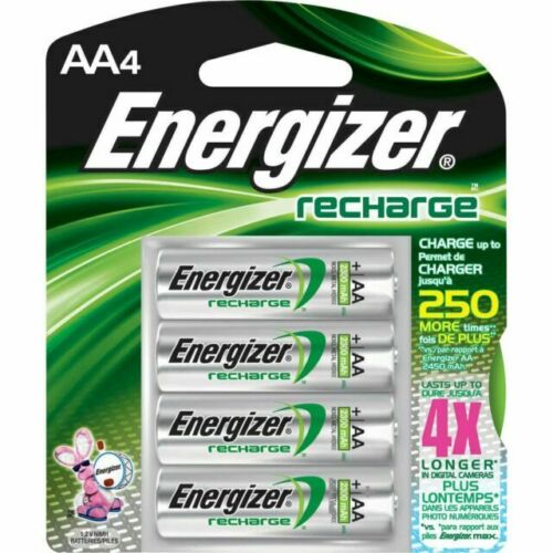 ENERGIZER NH15BP-4 AA 2300mAh NiMH RECHARGEABLE BATTERIES-4-PACK image 0