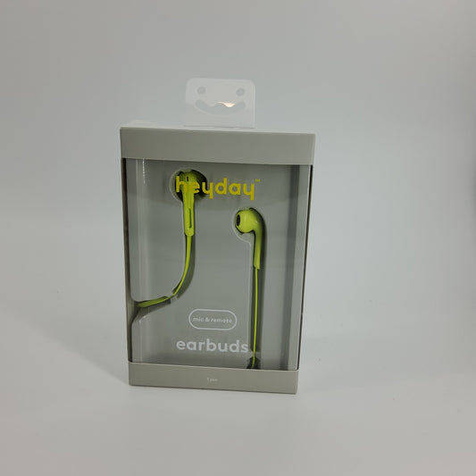 HeydayWired In-Ear Earbuds - Lime Green image 0