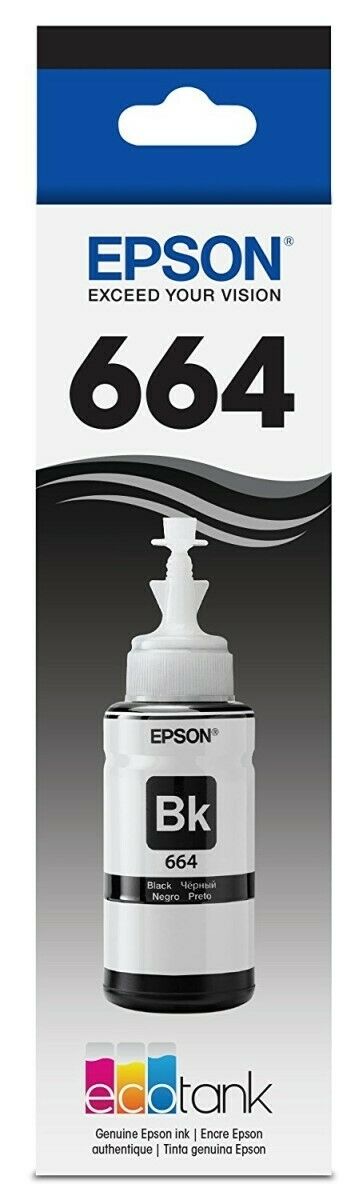 Epson America T664120 EcoTank Ink Bottle Black image 0
