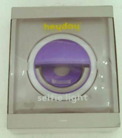Heyday Cell Phone Selfie Light Clip Mount Color Purple image 0