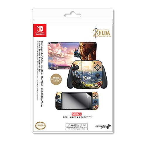 Nintendo Switch The Legend of Zelda: Breath of the Wild Skin and Protector Set - Link image 0