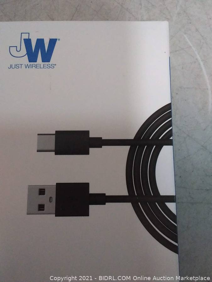 Just Wireless 10ft TPU Type-C to USB-A Cable - Black image 0