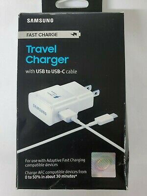 Samsung 15W USB-C Fast Charging Travel Wall Charger (with USB-C Cable) - White image 0