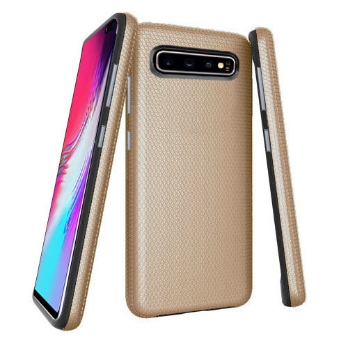 Galaxy S10 5G Shock Absorption Protective Dual Layer Case - GOLD image 0