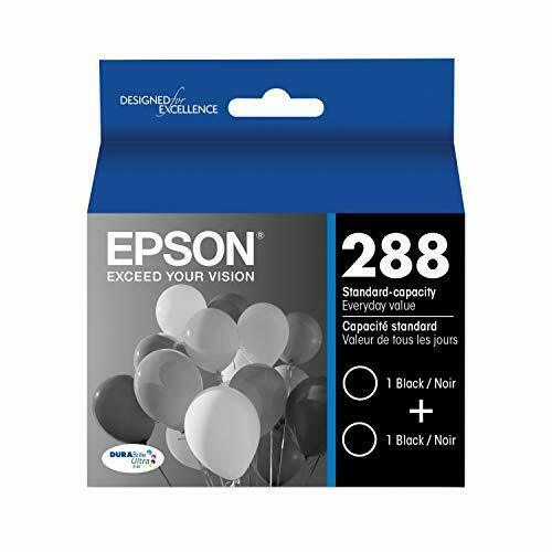 Epson T288120-D2 DURABrite Ultra Black Dual Pack Standard Capacity Cartridge Ink image 0