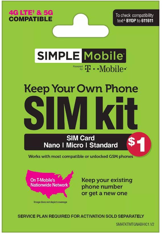Simple Mobile SIM Card Kit image 0