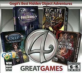 4 Great Games Computer PC Games Empress Of The Deep Isabella Escape The Museum 2 image 0