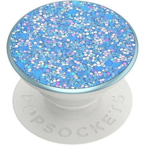 PopSockets PopGrip Cell Phone Grip & Stand - Sparkle Tidal Blue image 0