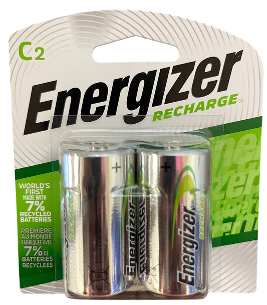 Energizer NH35BP-2 C 2200 mAh Rechargeable Batteries 2 Pack image 0