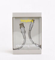 Heyday 6' USB-C to USB-A Round Cable - Cool Gray/Silver image 0