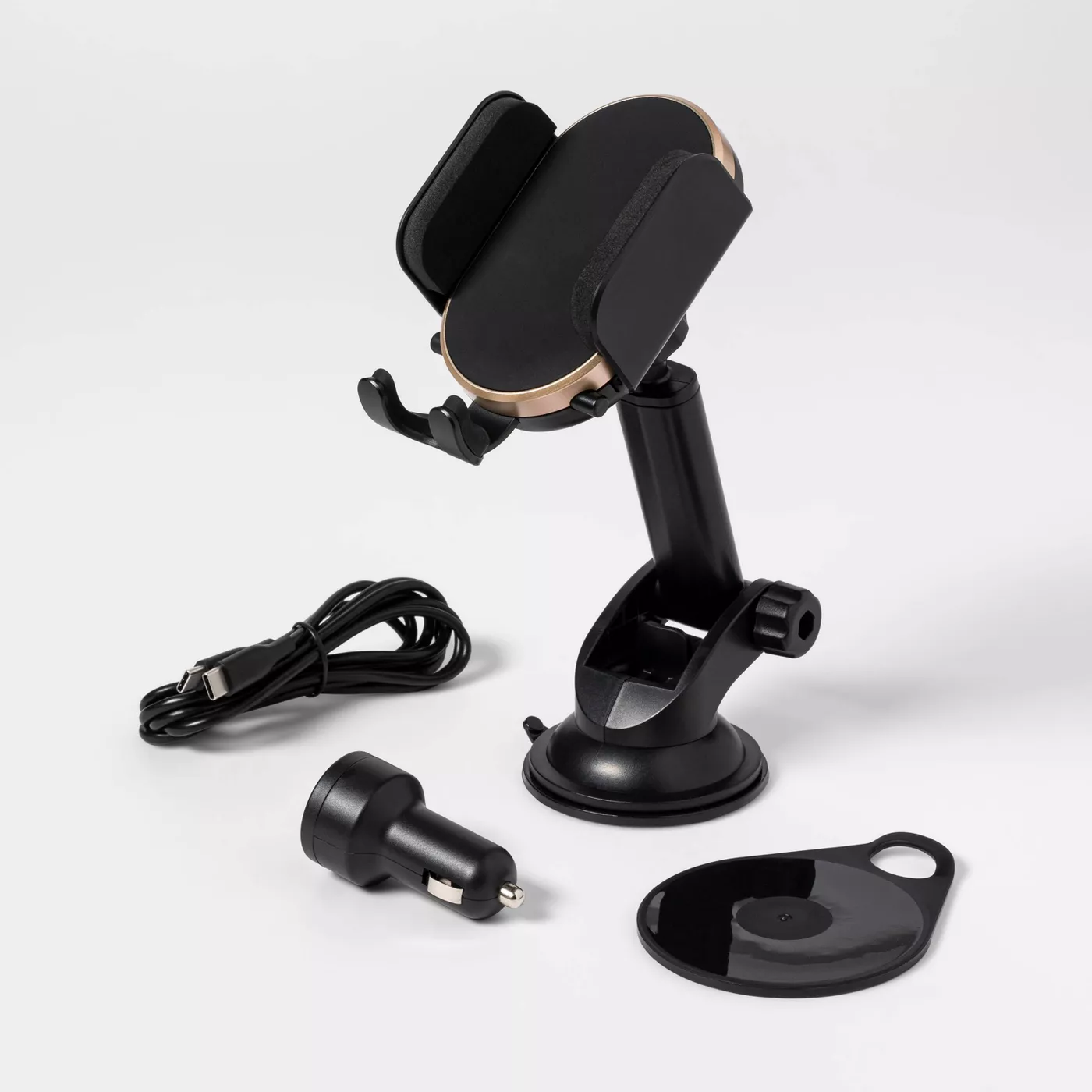 Heyday Black w/ Gold Trim Smartphone Car Mount Window or Dash image 0