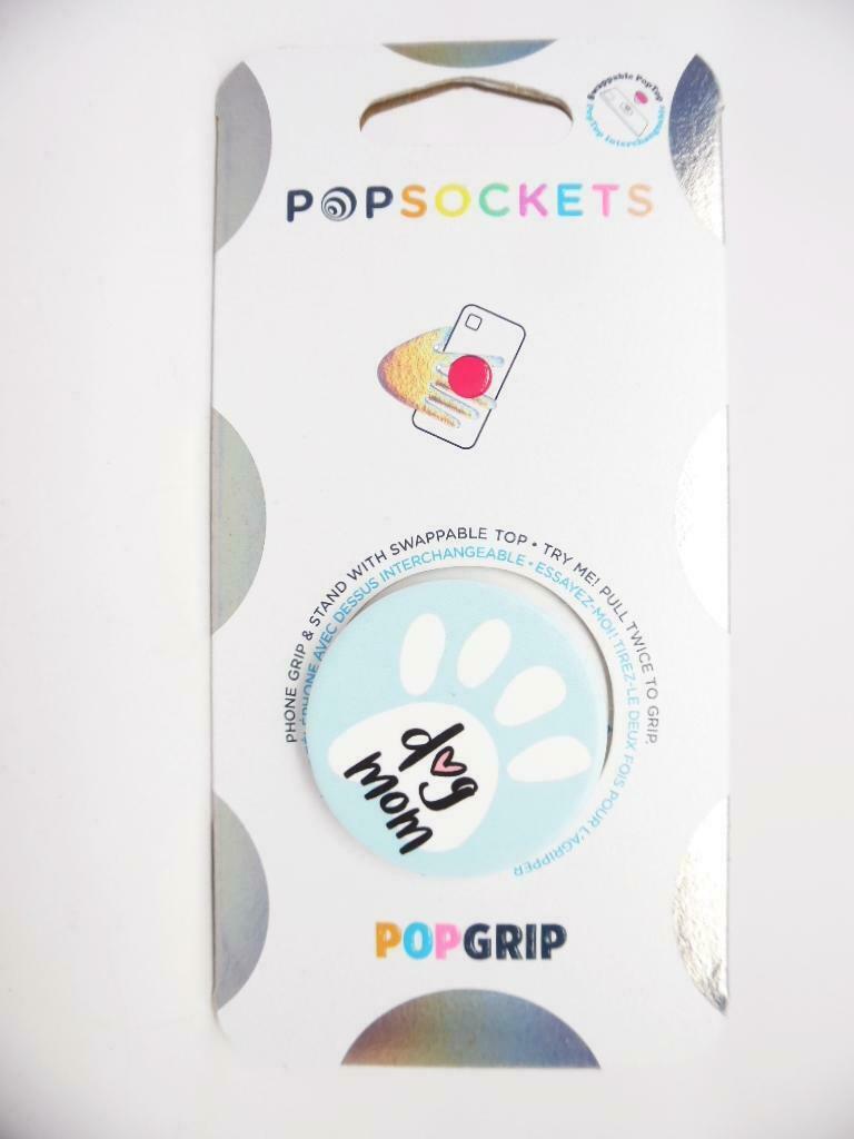 PopSockets PopGrip Cell Phone Grip & Stand with Swappable Top - Dog Mom image 0