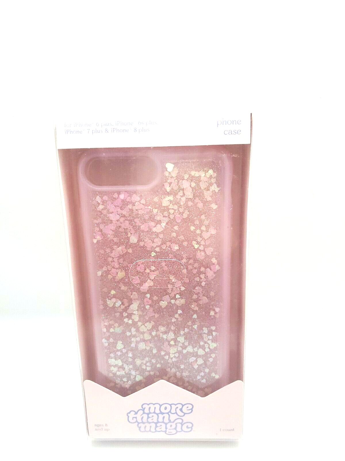 MORE THAN MAGIC Sparkling Hearts Phone Case for iPhone 6/6s 7 & 8 Plus image 0