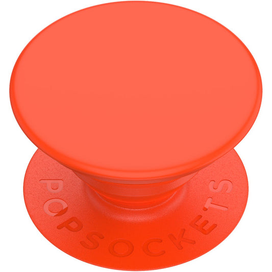 PopSockets PopGrip Cell Phone Grip & Stand - Neon Elec Orange image 0