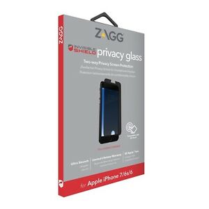 ZAGG Apple iPhone 8/7/6s/6 InvisibleShield Glass+ Privacy Screen Protector image 0