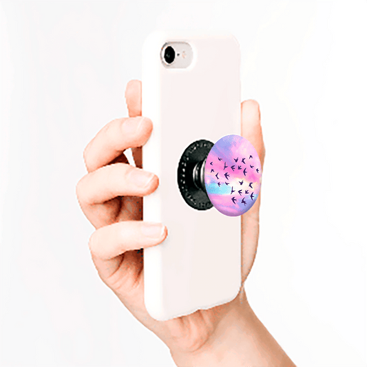 PopSockets PopGrip Cell Phone Grip & Stand - Holiday Cacti image 0