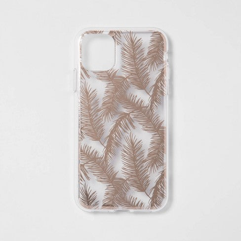 heyday Apple iPhone 11 Case - Rose Gold Feathers image 0