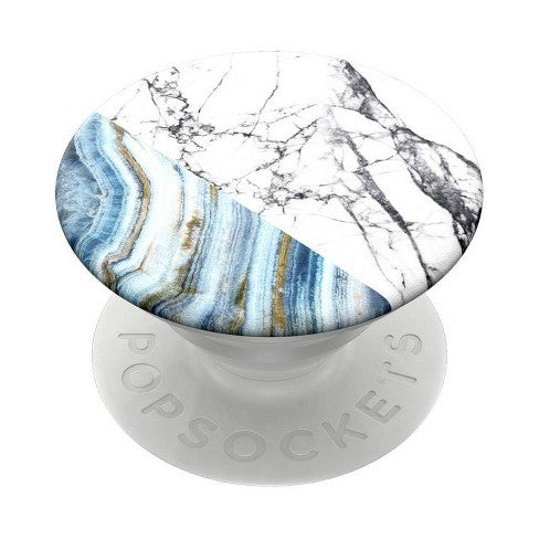 PopSockets Marble PopGrip Cell Phone Grip & Stand - Aegean image 0
