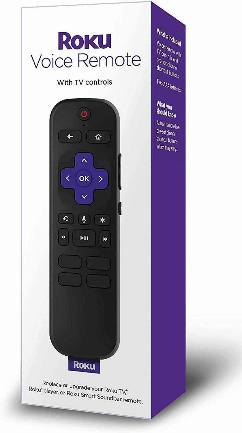 Roku Voice Remote with TV Controls for Roku TV & Roku Player image 0